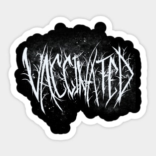 Vaccinated Sticker